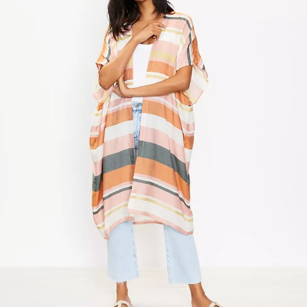 ☀️Striped LONG Kimono